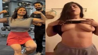 Fitness Model Naked Exposing Viral Video