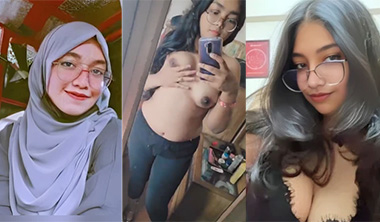Hot Hijabi Muslim Girl Student Show Her Big Ass