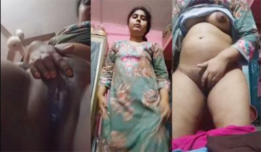 Hot Wife Stripping And Fingering Her Pussy SEX