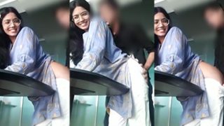 Indian Glasses Horny Girlfriend Hard Pussy Fucked By BF