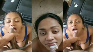 Desi Tamil Sexy Wife Giving Blowjob To Her BF More