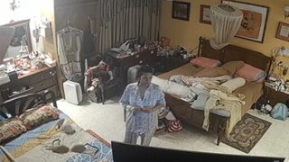 Sexy Bhabhi Changing Her Drees In Room CCTV Full Clip
