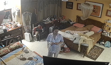 Sexy Bhabhi Changing Her Drees In Room CCTV Full Clip