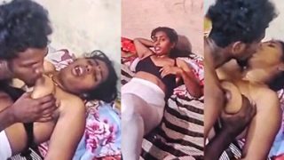 Tamil Boy Sucking His Aunty Boobs & Pussy Fucking