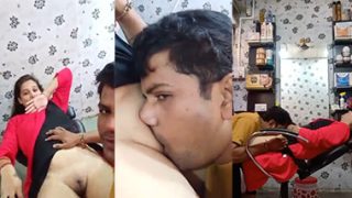Nude Couple Pussy Licking – In Beauty Parlour Captured Fuck