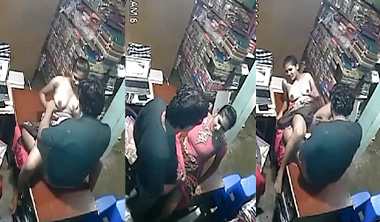 Tamil Girl Affair With Shop Owner Fucking CCTV Viral